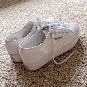 Superga 2790 White Sneakers Platform